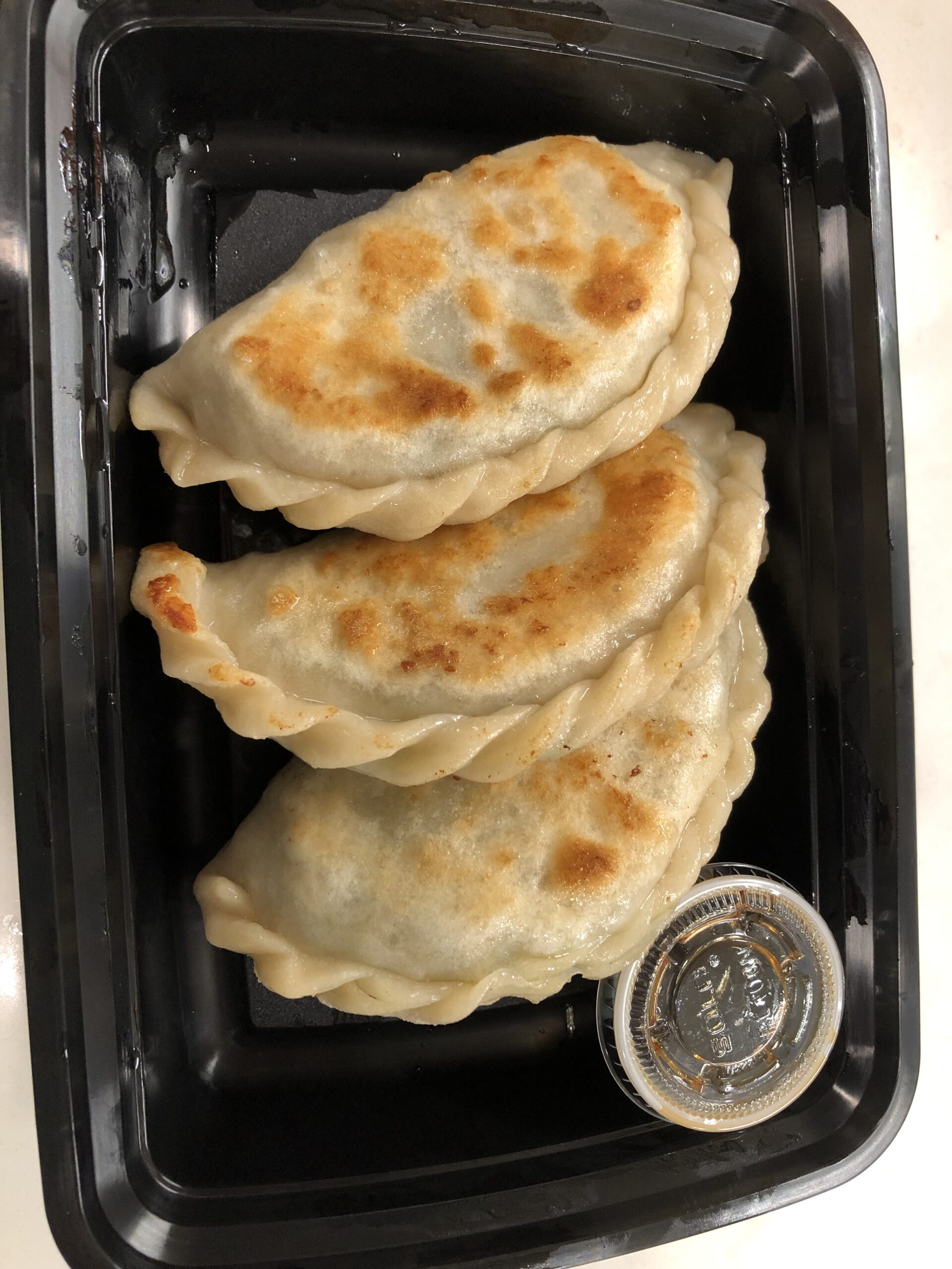 Boil flour dumplings chive bean thread with pickle veggies Wei Wei